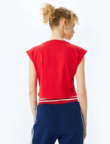 Resim Koton Kadın T-shirt 5SAL10118IK