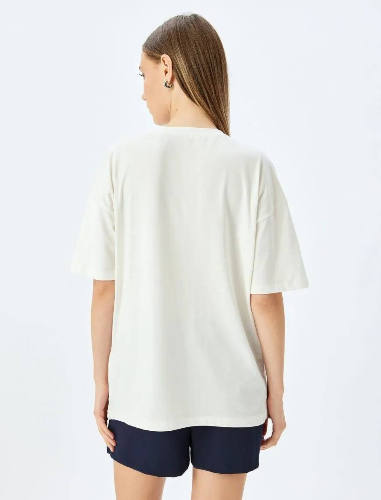 Resim Koton Kadın T-shirt 5SAL10113IK