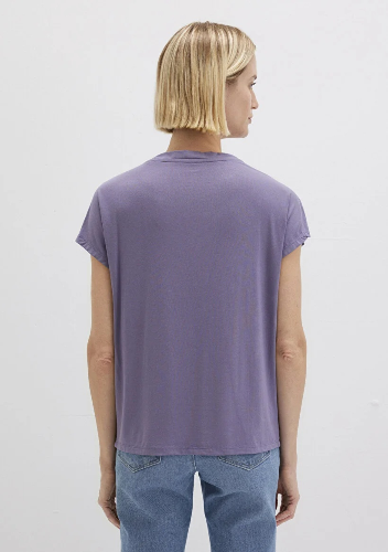 Resim Mavi Basıc V Yaka Kadın T-Shirt M167714-70608