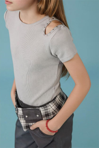 Resim Defacto Kız Çocuk T-shirt H0066A8/GR451