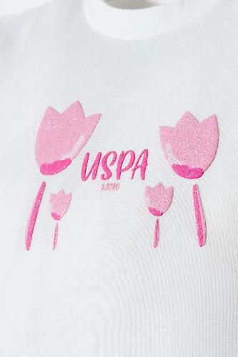 Resim U.S. Polo Assn Bebek Kız Bebek Şort Takım Usb3019