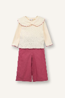 Resim Defacto Kız Bebek Sweat Takım G8181A5/ER99