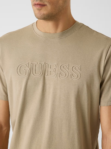 Resim Guess Athleisure  Erkek  T-shirt Z2YI11J1314-G9I0 Ss Alphy T-Shırt