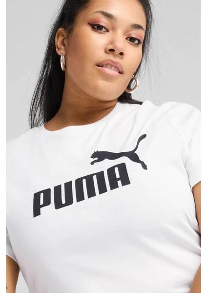 Resim Puma Ess No. 1 Logo Tee Kadın T-shirt 682371-54
