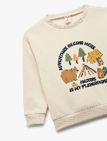 Resim Koton Erkek Bebek Sweat 6WMB10199TK