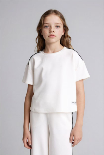 Resim Defacto Kız Çocuk T-shirt H1081A8/WT34