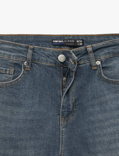 Resim Koton Erkek Jean Pantolon 6Wam40050Nd
