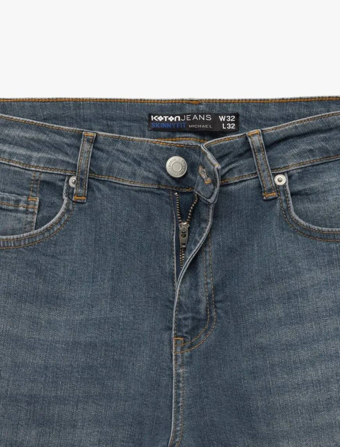 Resim Koton Erkek Jean Pantolon 6Wam40050Nd
