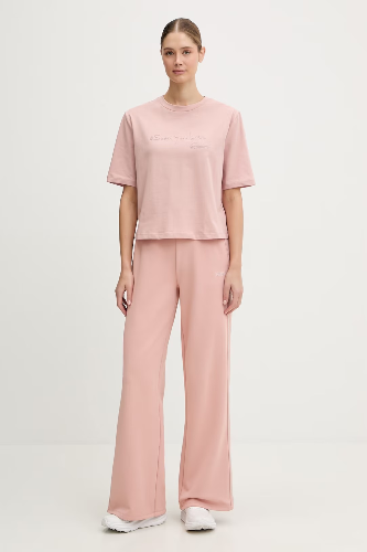 Resim Guess Athleisure  Kadın  T-shirt V6RI09I3Z14-G6M1 Sophıe Cn Ss T-Shırt