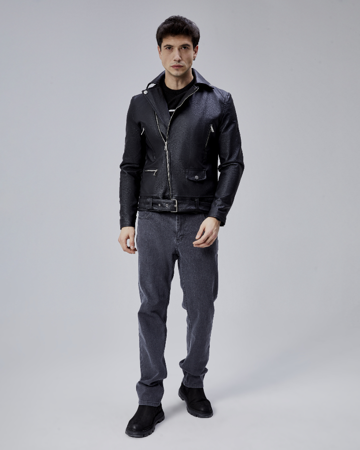 Resim Yenikoza Erkek Deri Mont ve Ceket