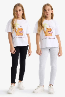 Resim Defacto Kız Çocuk Tayt E6405A8/BK81