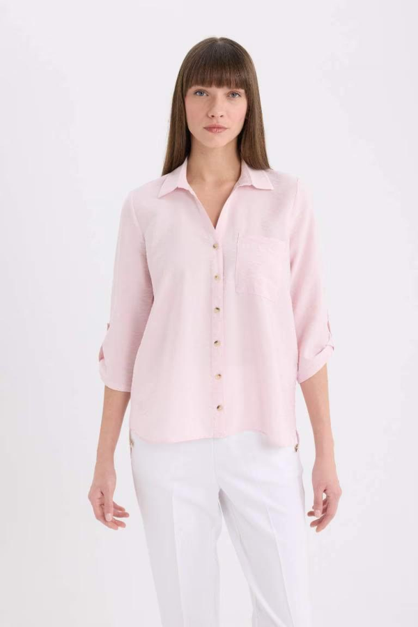 Resim Defacto Kadın Uzun kol Gömlek M9407AZ/PN688