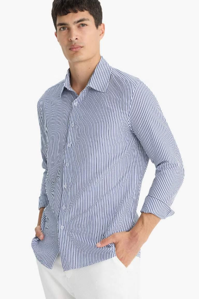 Resim Defacto Erkek Uzun Kol Gömlek D6003AX/WT34