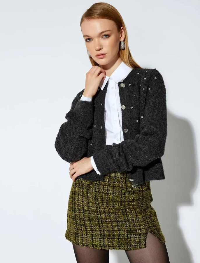 Resim Koton Kadın Gömlek 5WAK60157UW