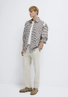 Resim Mavi Erkek Uzun Kol Gömlek M0211870-91413