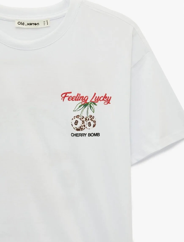 Resim Koton Kadın T-shirt 6SAL10669IK