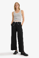 Resim Defacto Kadın Kanvas Pantolon F8307AX/BK81