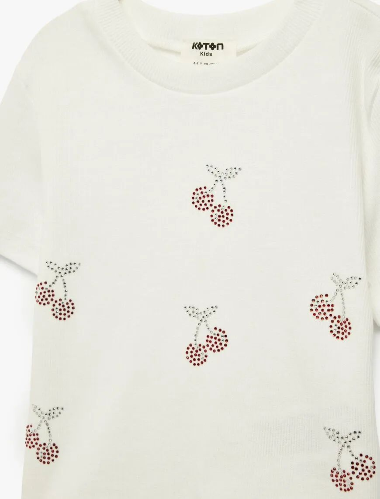 Resim Koton Kız Çocuk T-shirt 6SKG10107AK