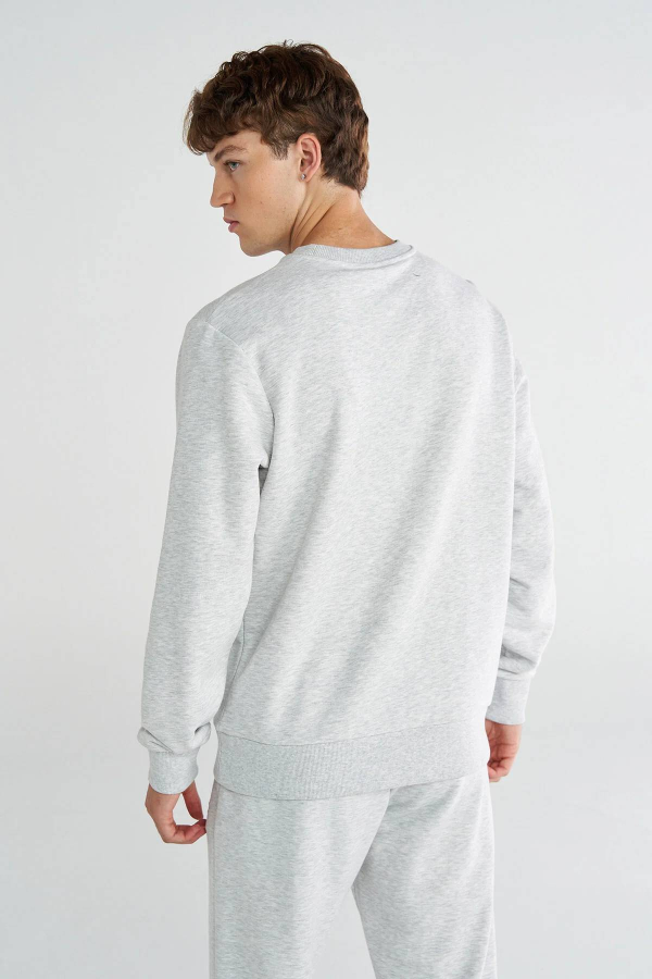 Resim Hummel Hml T-Pulse Male Co Regular Sweat Crew Neck Erkek Ceket 922442-9098