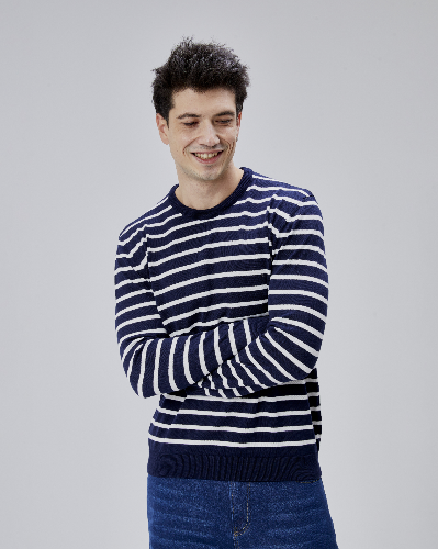 Resim Paul&More Erkek Triko Kazak K-16443 O Yaka