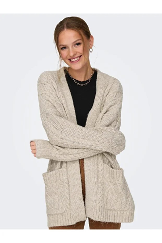 Resim Only Onlzoe Ls Cardigan Collar Knt Hırka 15353242