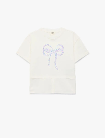 Resim Koton Kız Çocuk T-shirt 6SKG10060AK