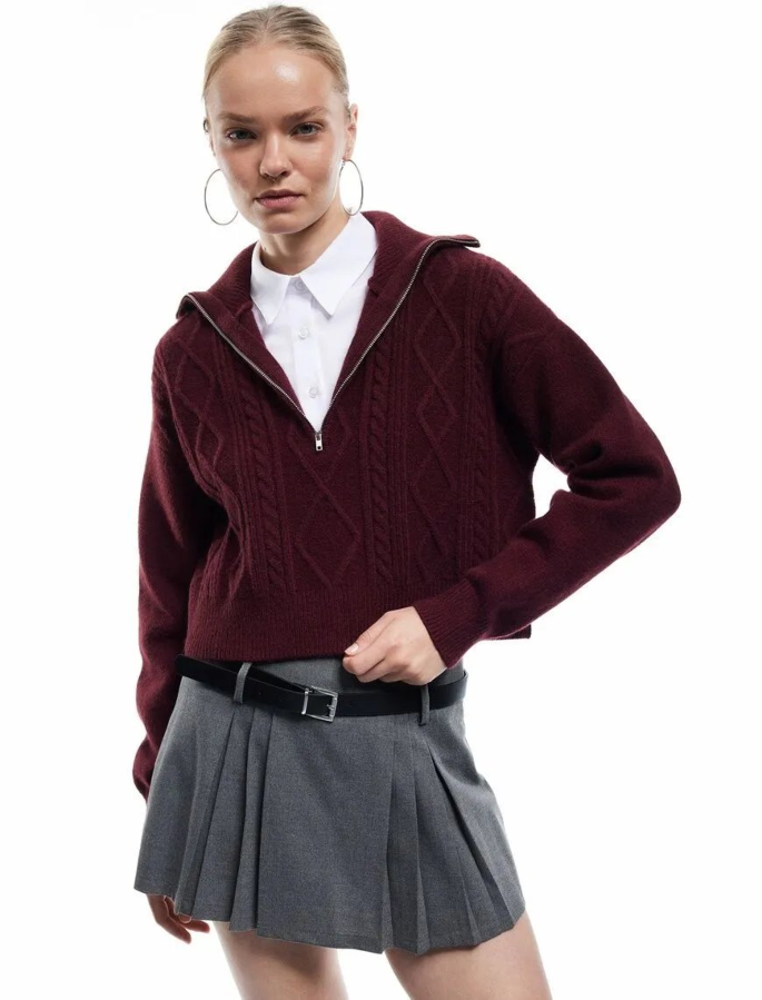 Resim Koton Kadın Kazak 6WAL90096HT