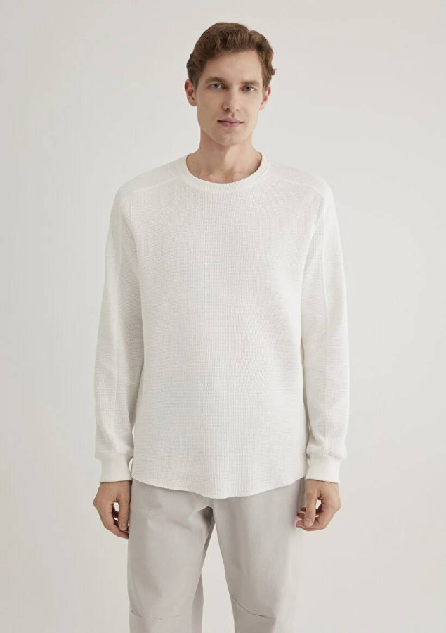 Resim Mavi Uzun Kol Erkek Sweat M0610106-70054