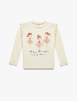 Resim Koton Kız Bebek Sweat 6WMG10036AK