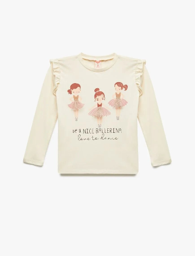 Resim Koton Kız Bebek Sweat 6WMG10036AK