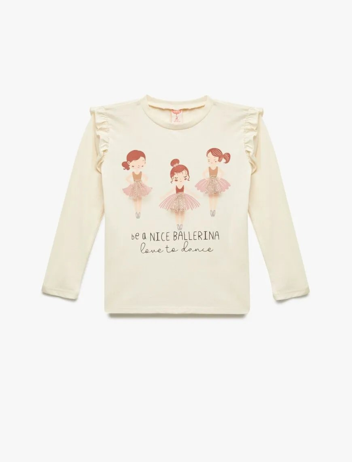 Resim Koton Kız Bebek Sweat 6WMG10036AK