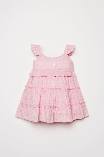 Resim U.S. Polo Assn Bebek Kız Bebek Elbise Usb3033