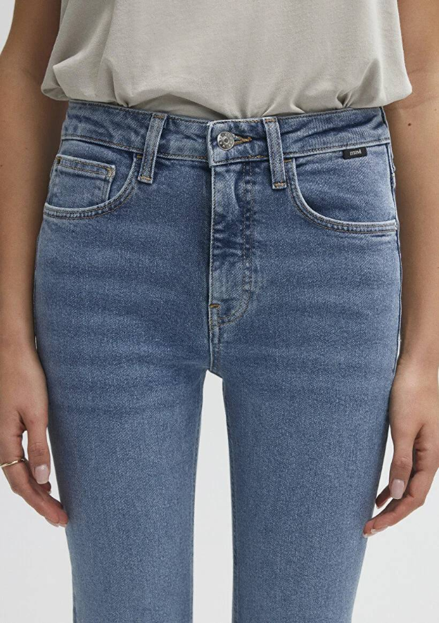 Resim Mavi Kadın Jean Pantolon M101225-35482