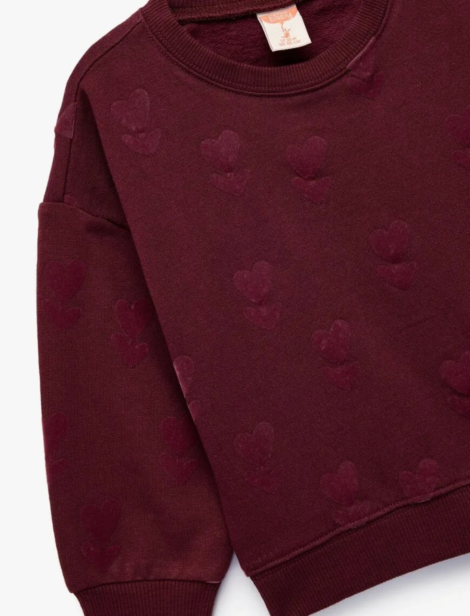 Resim Koton Kız Bebek Sweat 6WMG10096AK