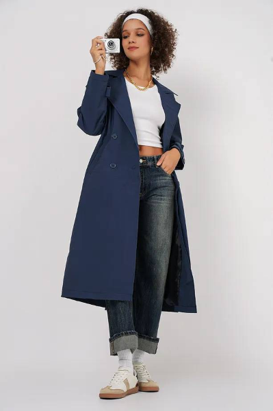 Resim Yenikoza Kadın Pardesü / Trençkot