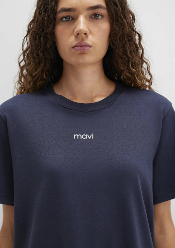 Resim Mavi Kadın T-shirt M1612829-85315