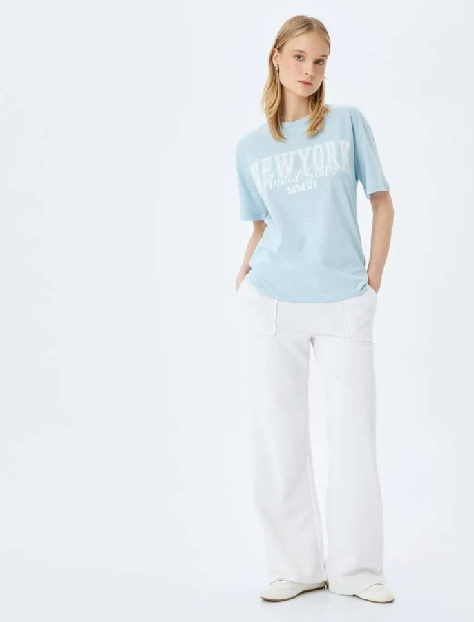 Resim Koton Kadın T-shirt 5SAL10169IK