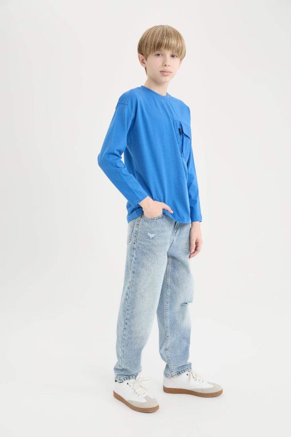 Resim Defacto Erkek Çocuk  Jean Pantolon D7209A8/NM28