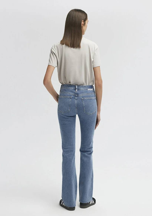 Resim Mavi Kadın Jean Pantolon M101225-35482