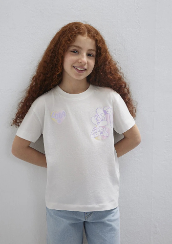 Resim Mavi Kız Çocuk T-shirt M7610417-70057