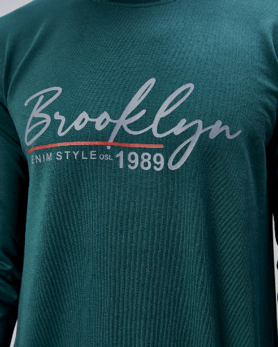 Resim Paul&More Erkek Sweat Brooklyn 0 Yaka 2 İp