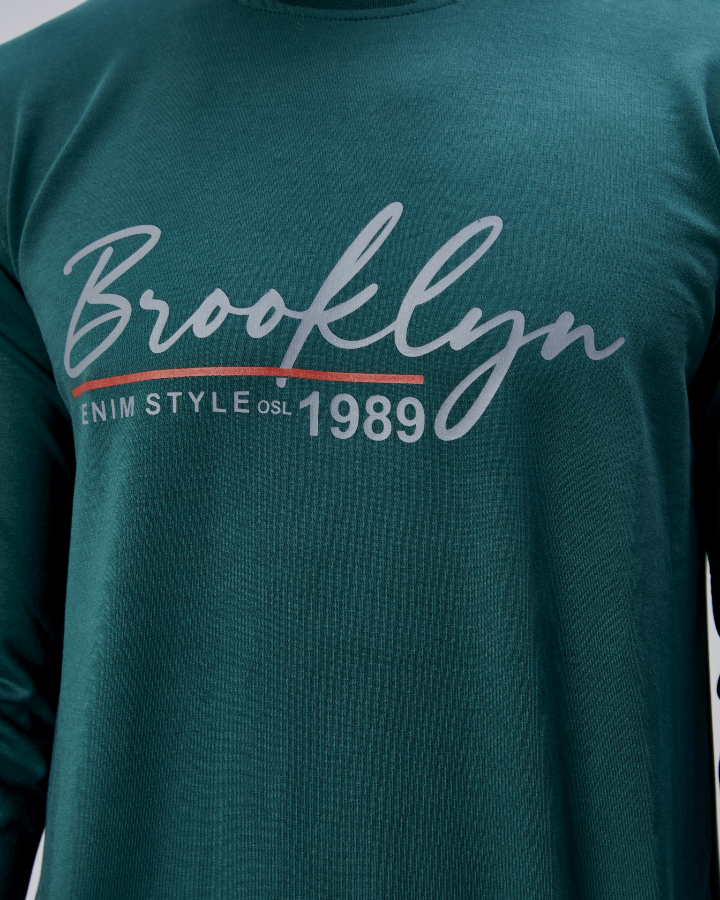 Resim Paul&More Erkek Sweat Brooklyn 0 Yaka 2 İp