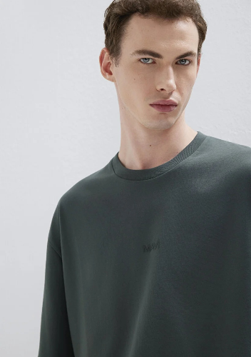 Resim Mavi Erkek T-shirt M0613093-71598