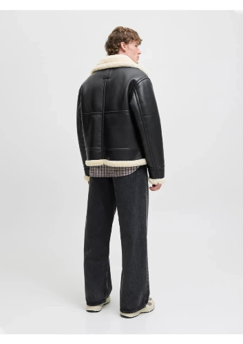 Resim Jack & Jones Jorliverpool Aviator Jacket Sn Erkek Mont 12282948