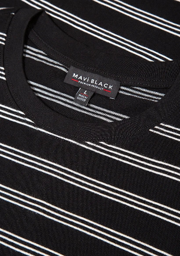 Resim Mavi Erkek T-shirt M0613134-900