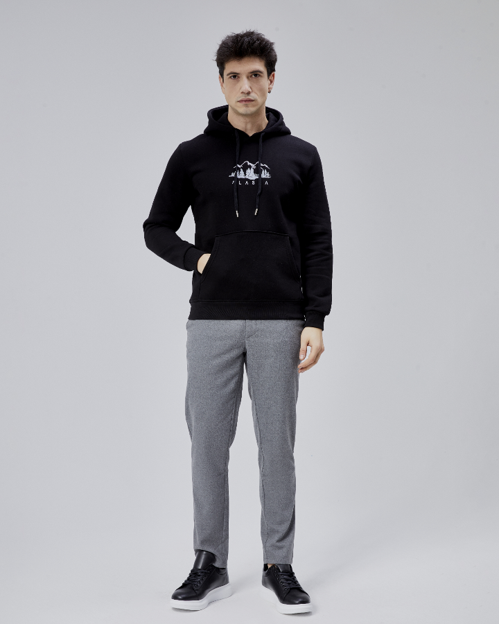 Resim Paul&More Erkek Sweat Model 4 Kapşonlu