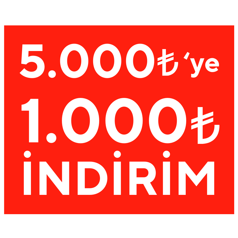 5.000 TL'ye 1.000 TL 