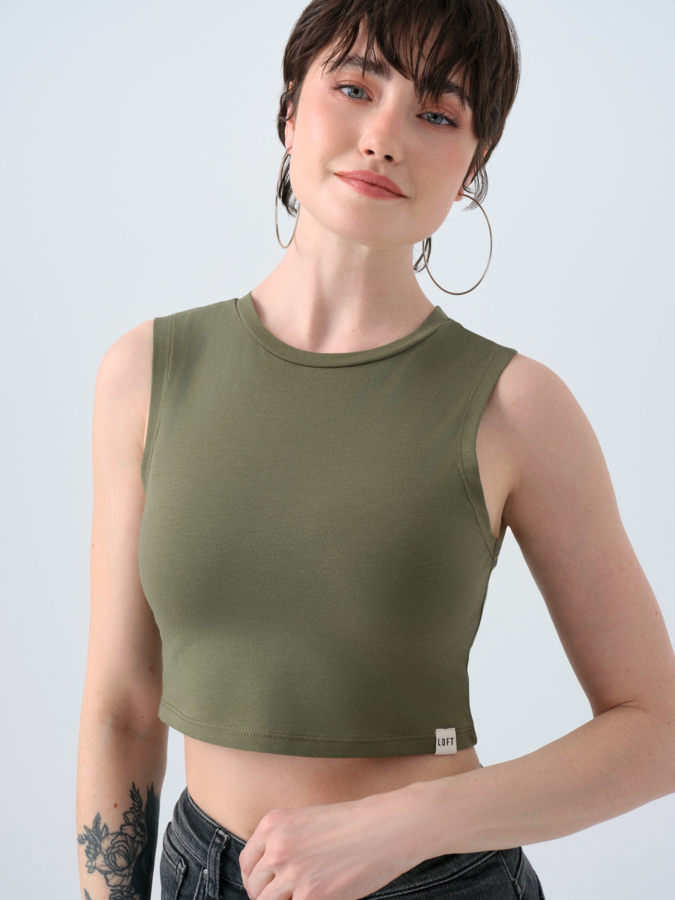 Resim Loft Kadın Crop Atlet Lf2032011