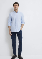 Resim Mavi Erkek Uzun Kol Gömlek M0211199-70804