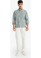 Resim Defacto Erkek Uzun Kol Gömlek E7840AX/GN1155